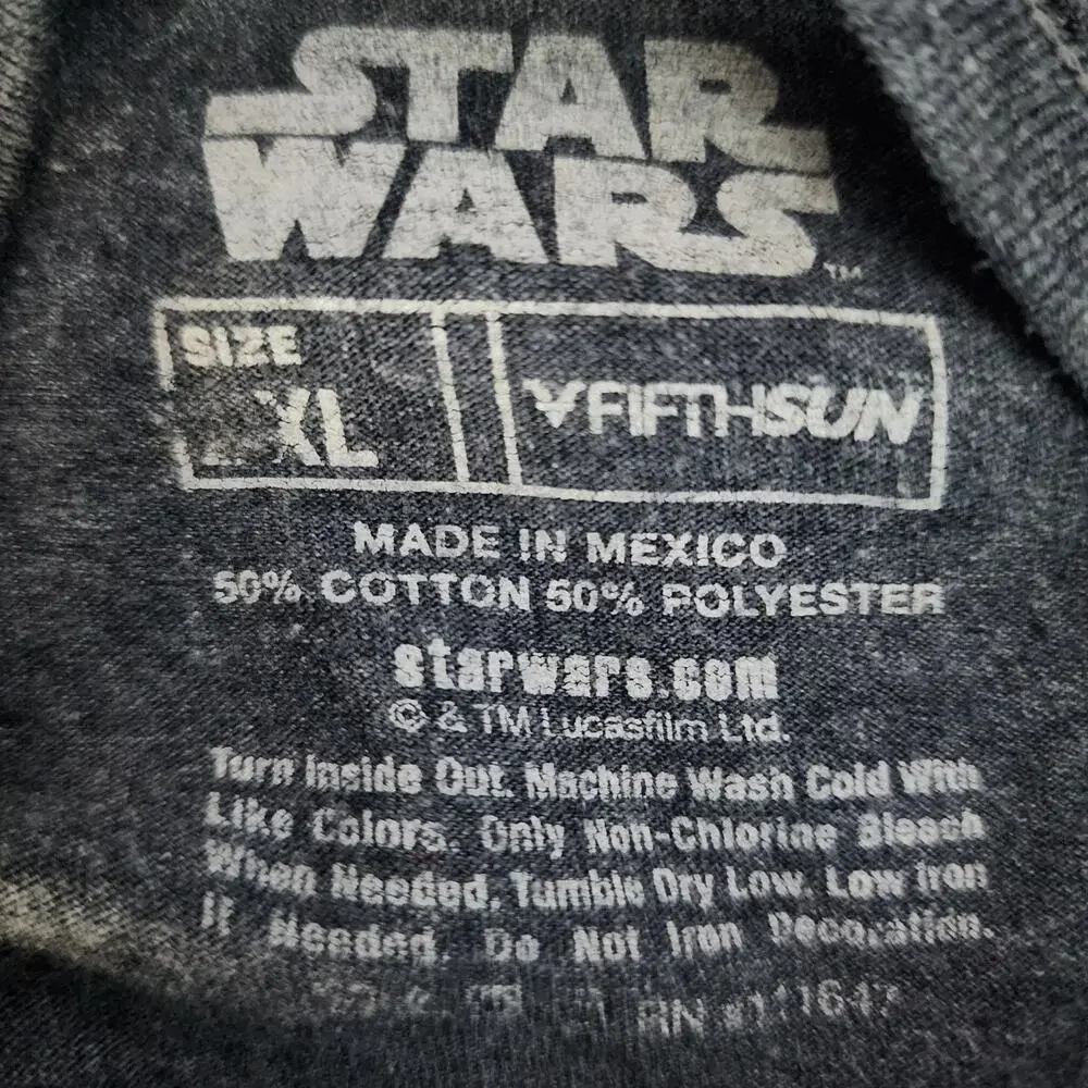 Star Wars The Last Jedi Crew Neck Graphic Print T-Shirt | XLarge